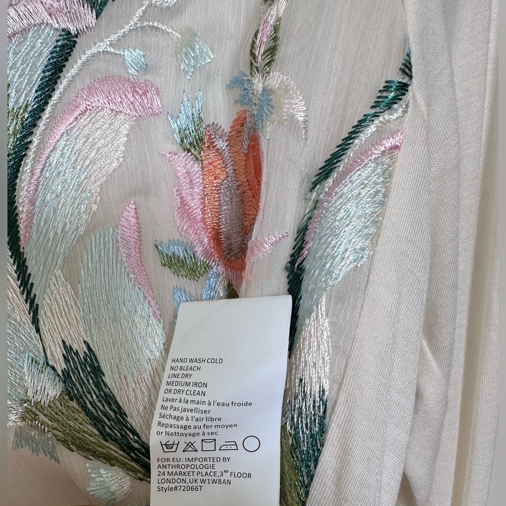NWOT Tiny by Anthropologie Hartford embroidered blouse - Picture 5 of 8